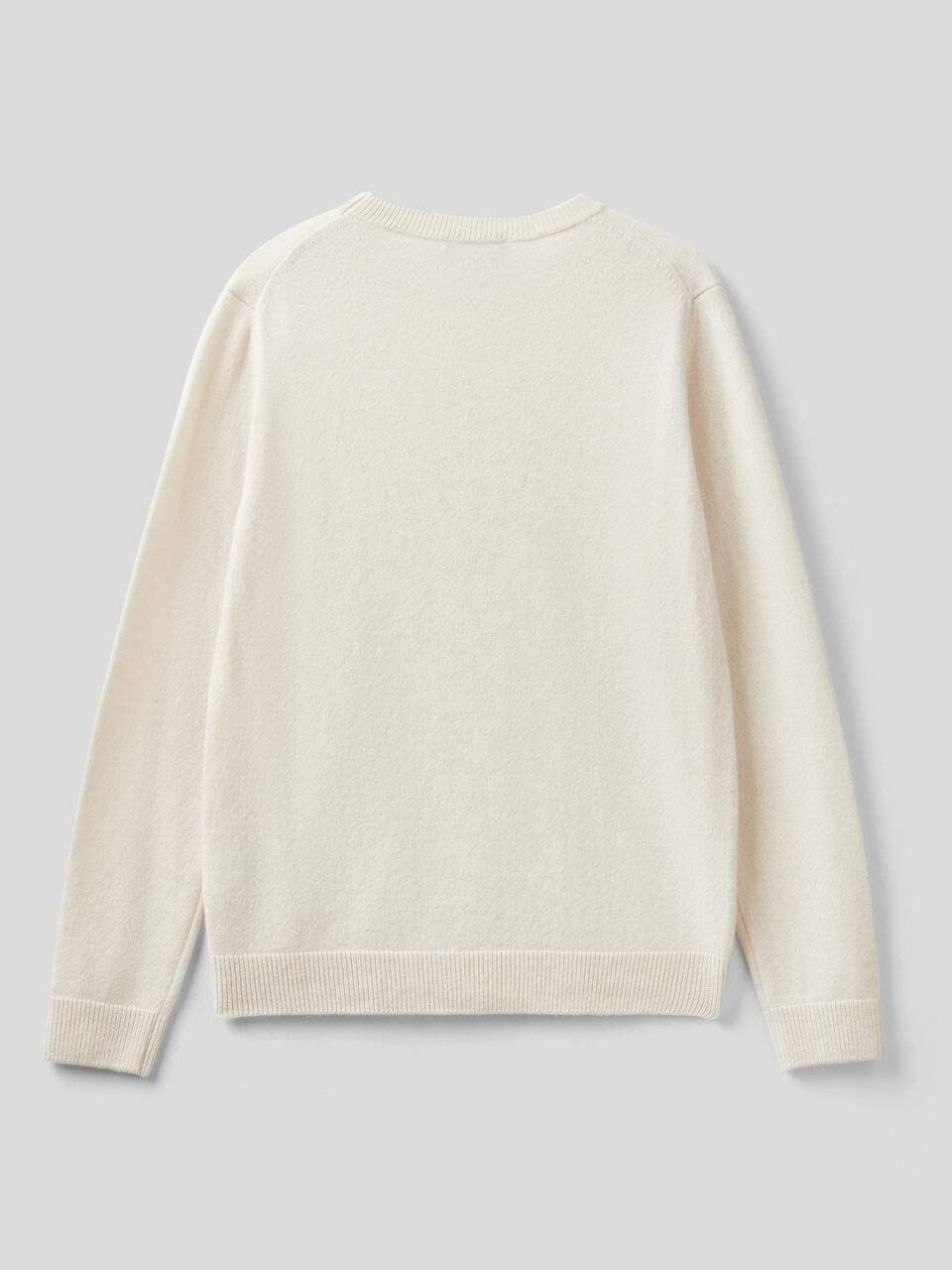 Crew neck sweater in pure cashmere image number 2