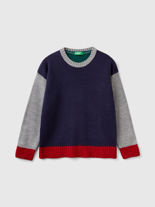 Color block sweater Junior Boy
