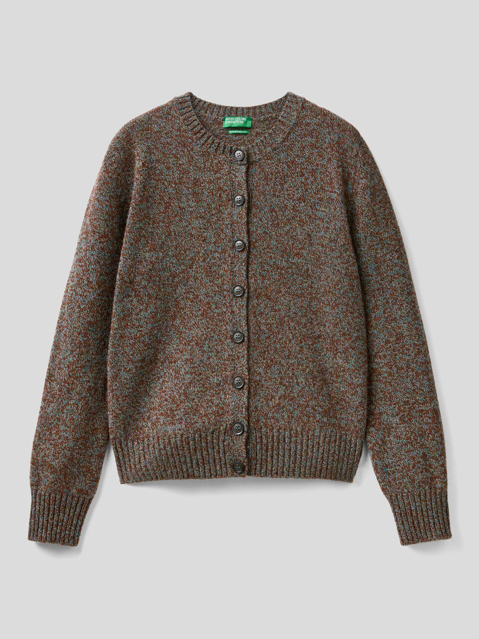 Cardigan in pure Shetland wool image number 1