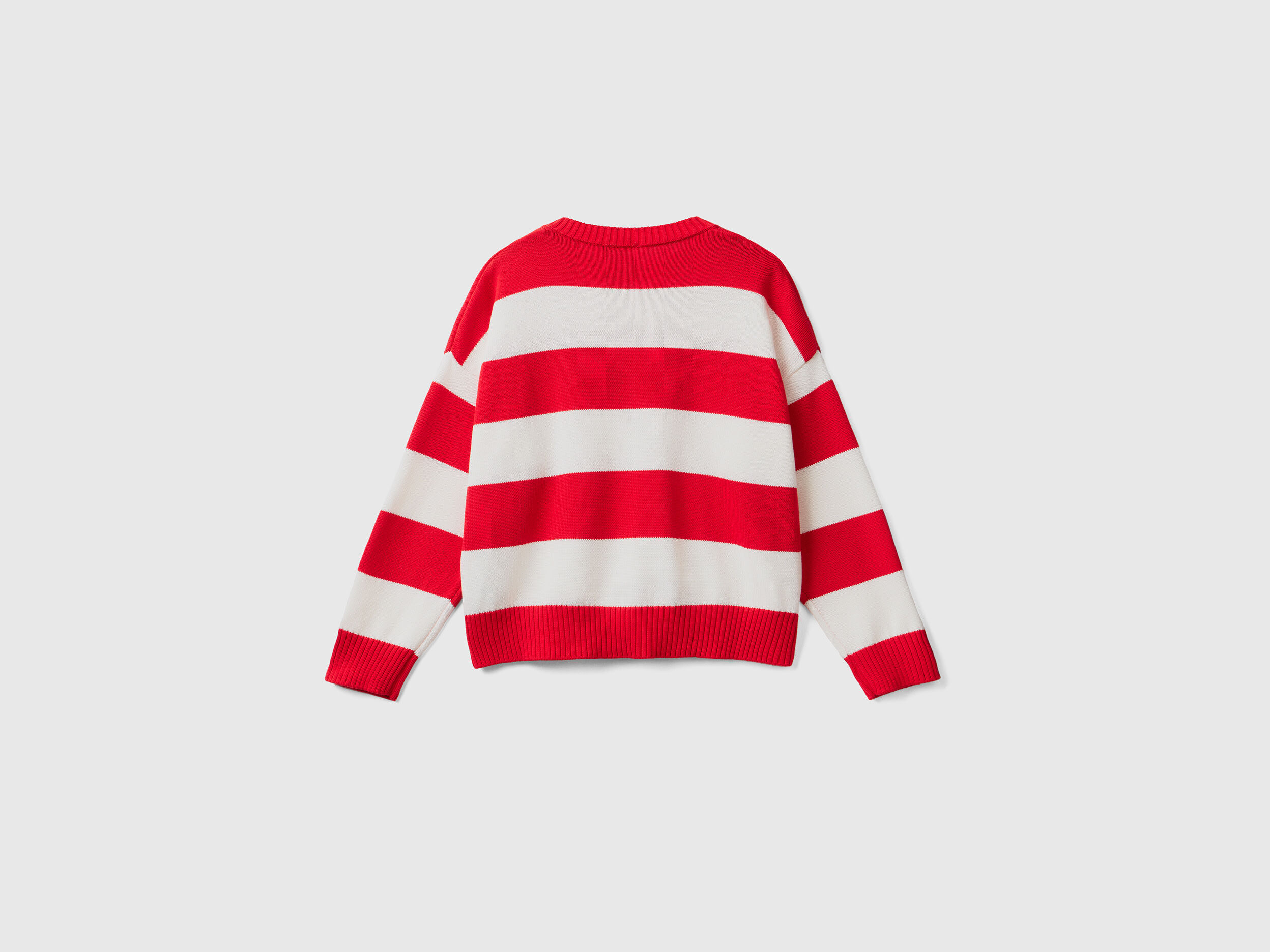 Red white striped sweater new arrivals