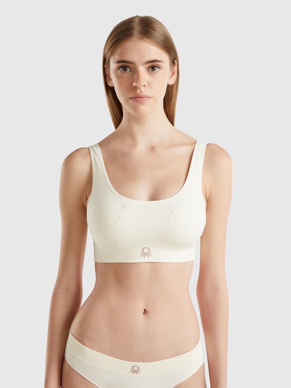 Bra in recycled nylon blend Women