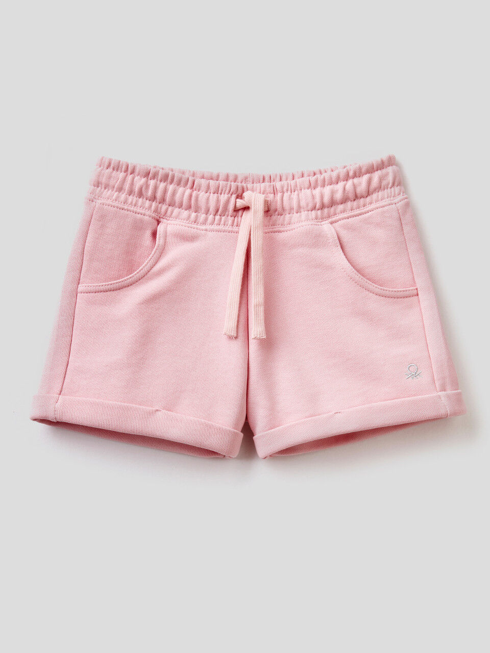 Sweat shorts in stretch cotton
