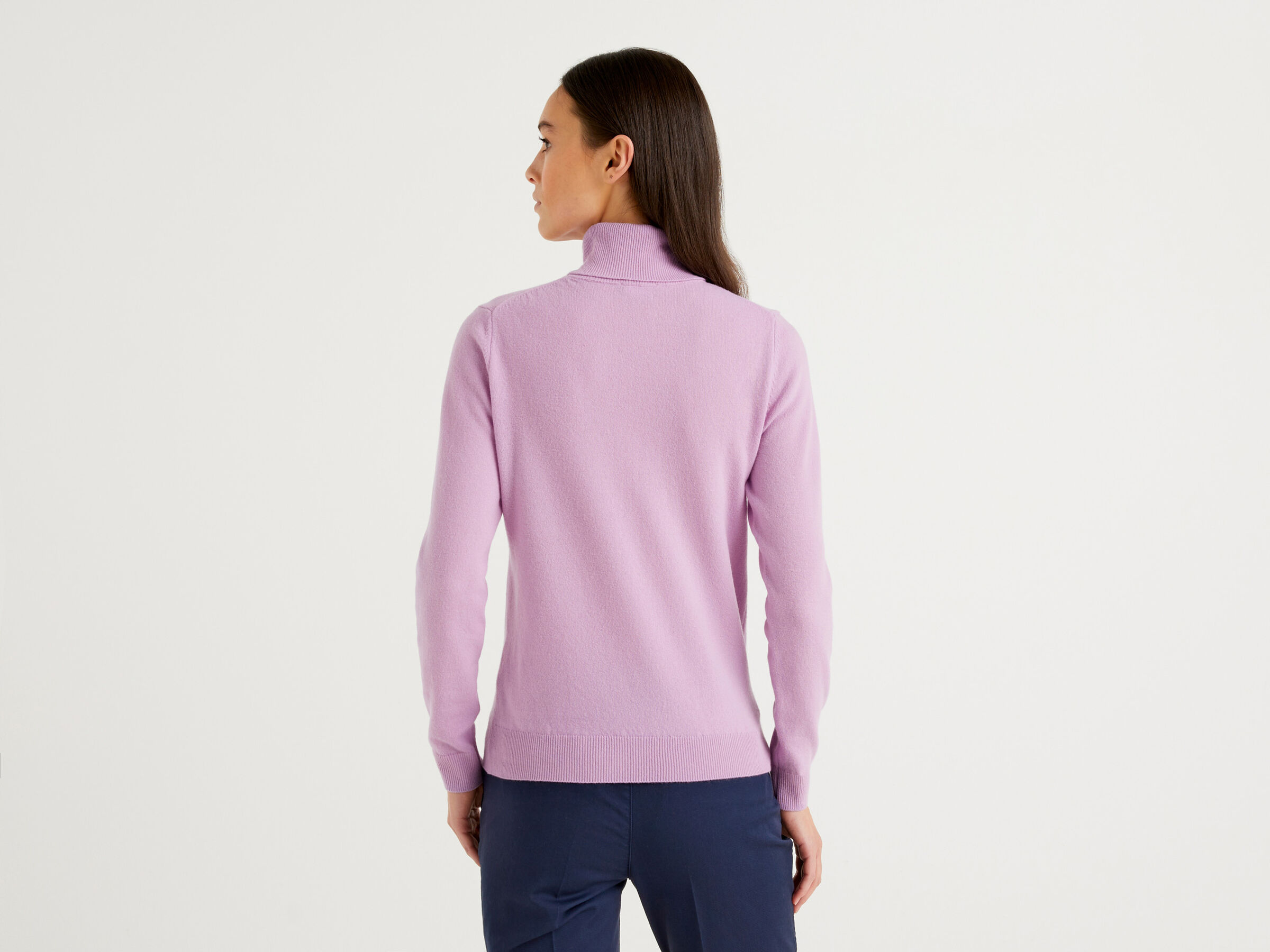 Turtleneck sweater in pure virgin wool image number 2