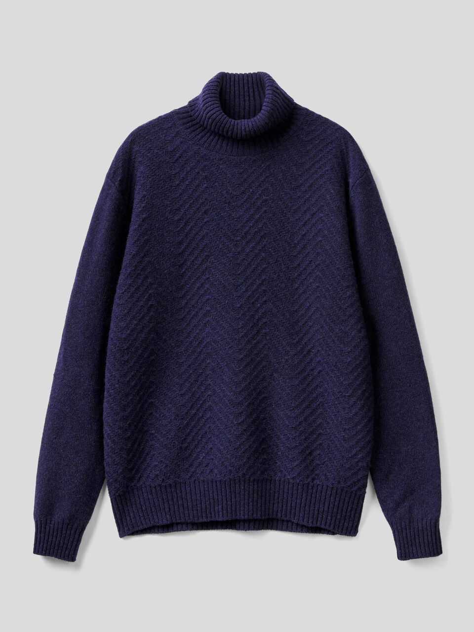 Turtleneck in pure Shetland wool image number 1