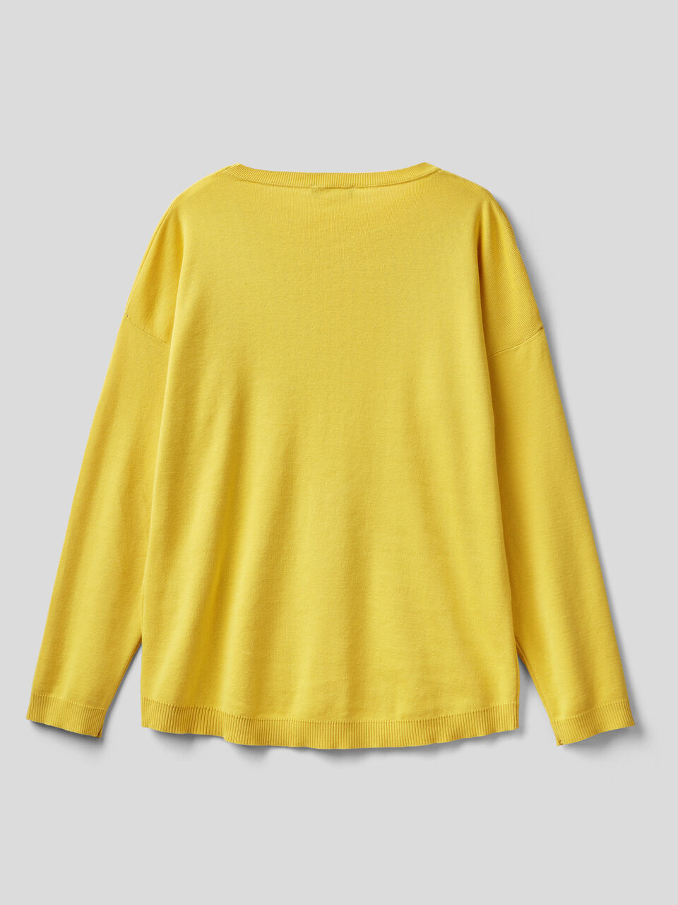 Cotton sweater with round neck image number 2
