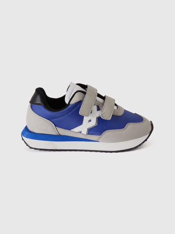 Sneakers in nylon and suede fabric Junior Boy
