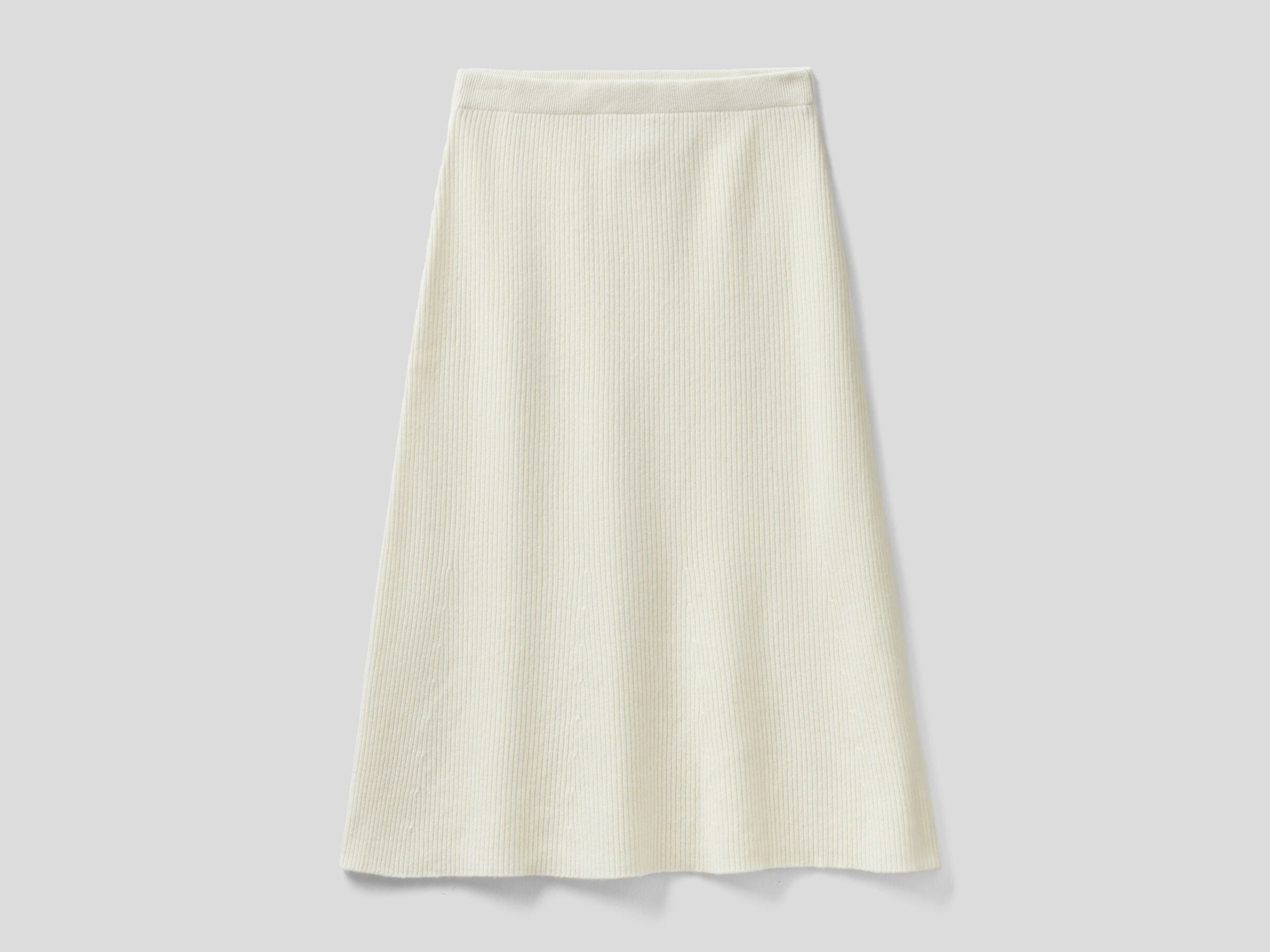 Midi skirt in linen blend image number 4