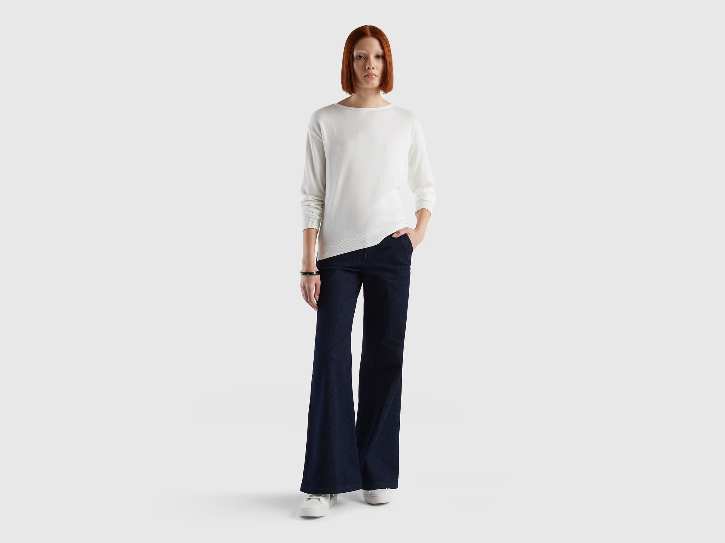Boat neck sweater image number 3