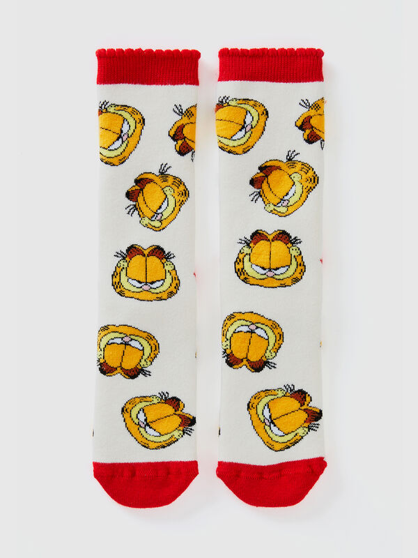 Garfield ©2024 by Paws, Inc. non-slip socks Junior Boy