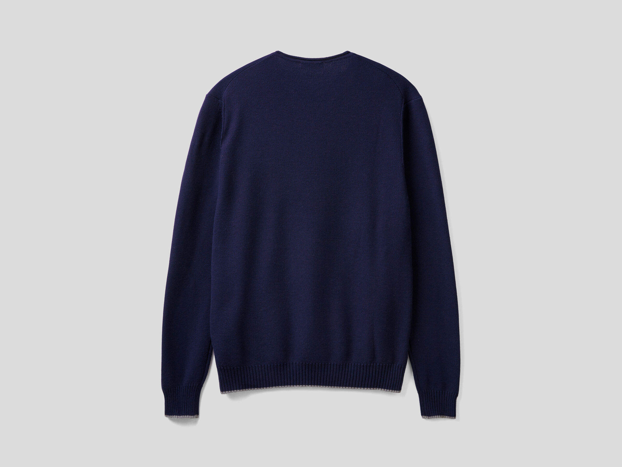 Crew neck sweater in cotton blend image number 5