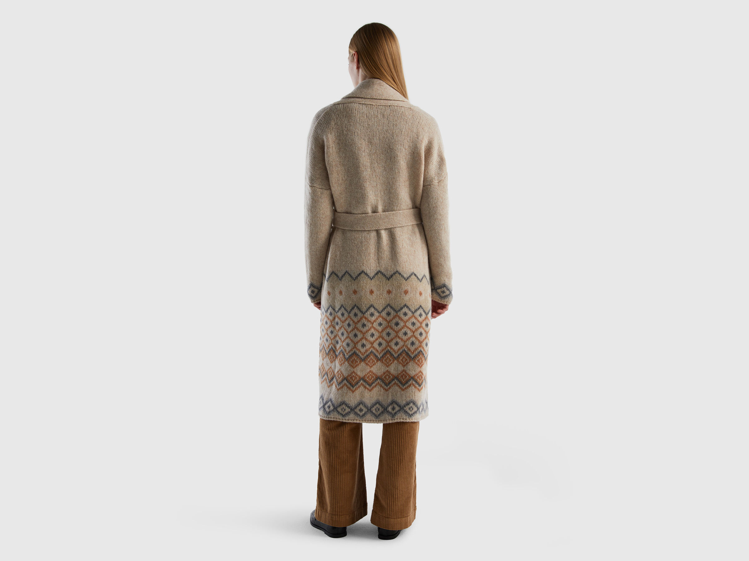 Coat in pure Shetland wool image number 2