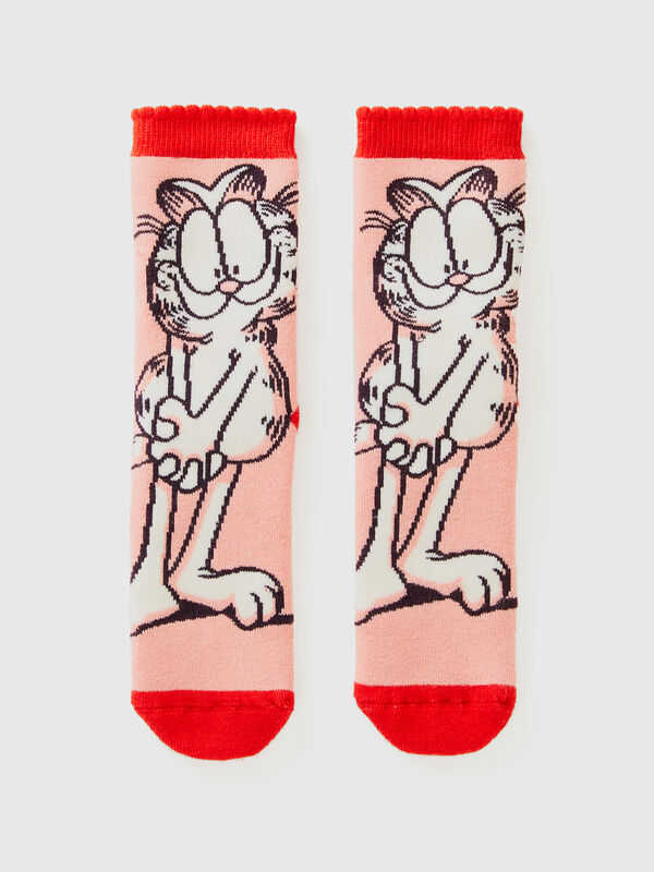 Garfield non-slip socks ©2024 by Paws, Inc. Junior Boy