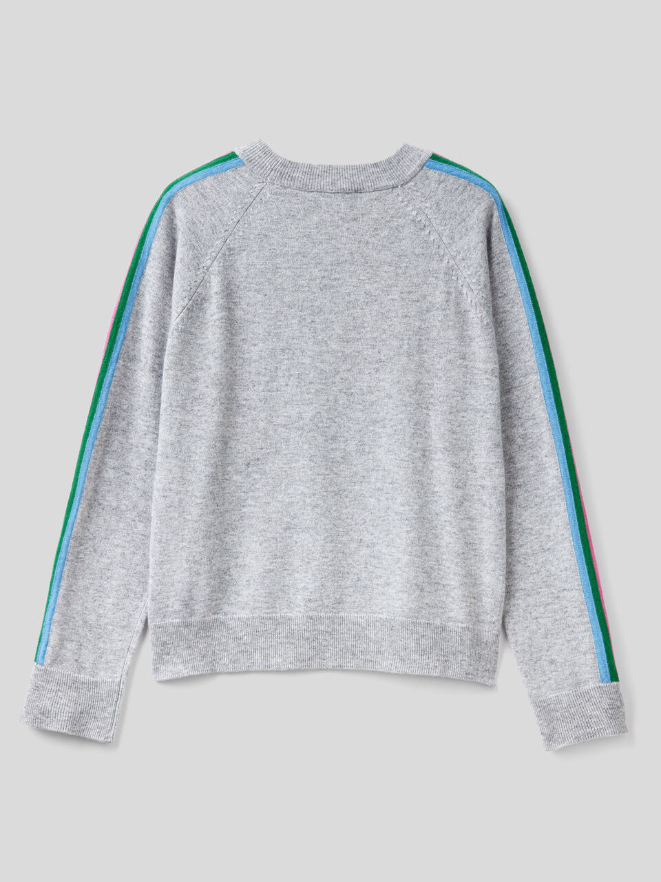 Sweater with rainbow inlay image number 2