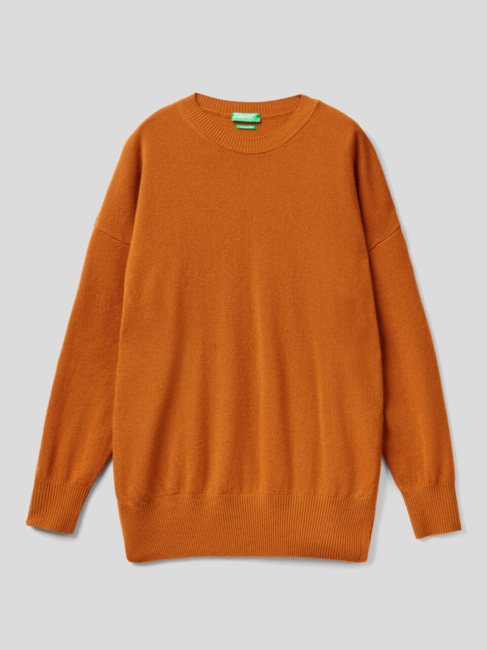 Oversized sweater with slits image number 1