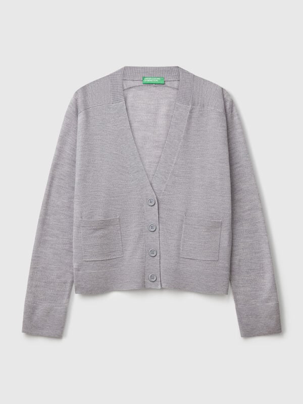 Cardigan in pure Merino wool Women