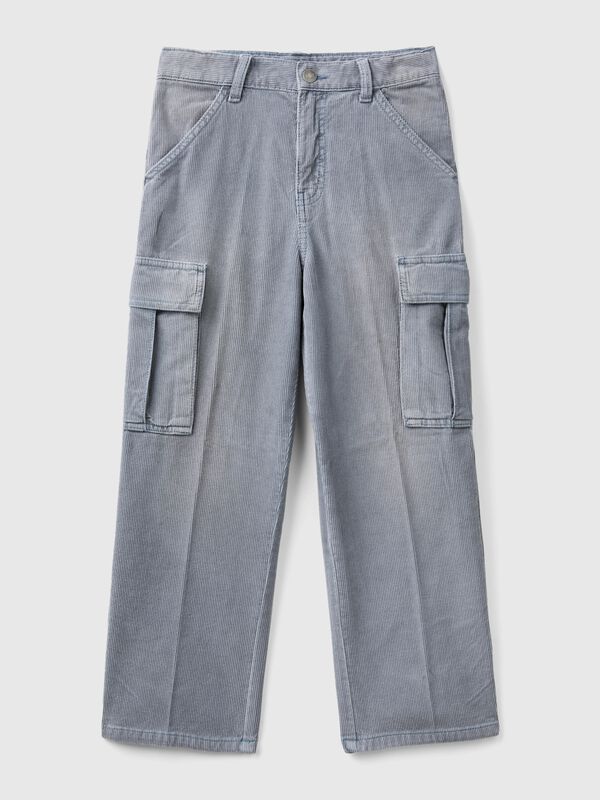 Corduroy cargo trousers Junior Boy
