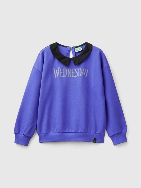 Purple Wednesday Addams collared sweatshirt  Junior Girl