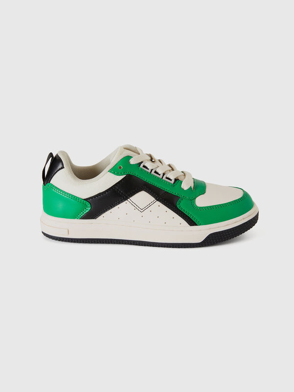 Low-top sneakers in imitation leather Junior Boy