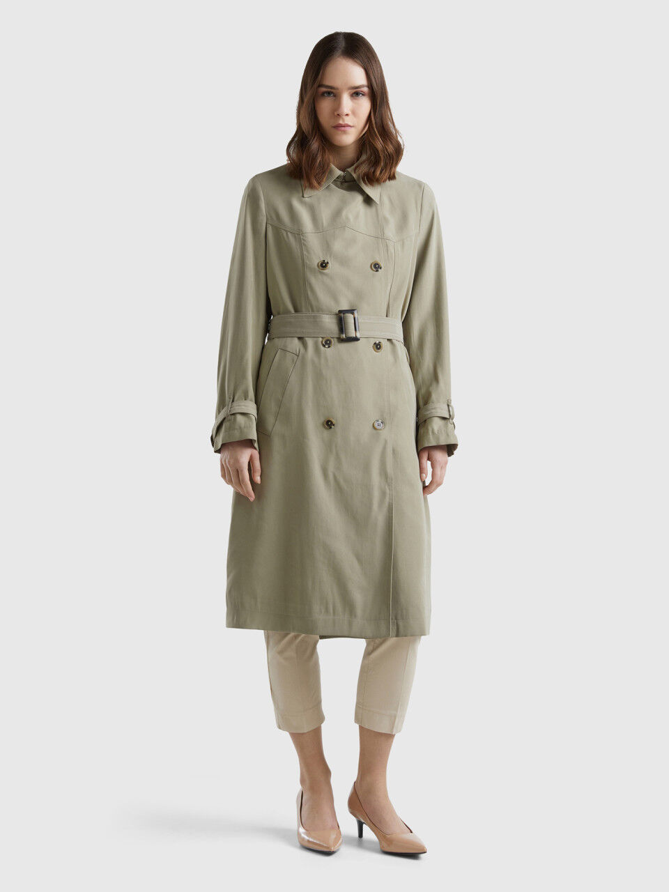 Trench donna benetton 2025