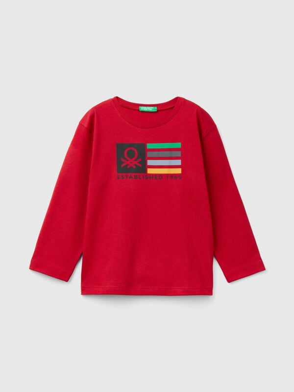 Long sleeve organic cotton t-shirt Junior Boy