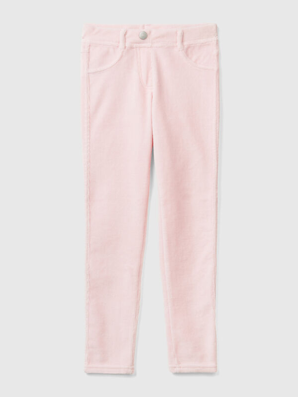 Super skinny chenille trousers Junior Girl