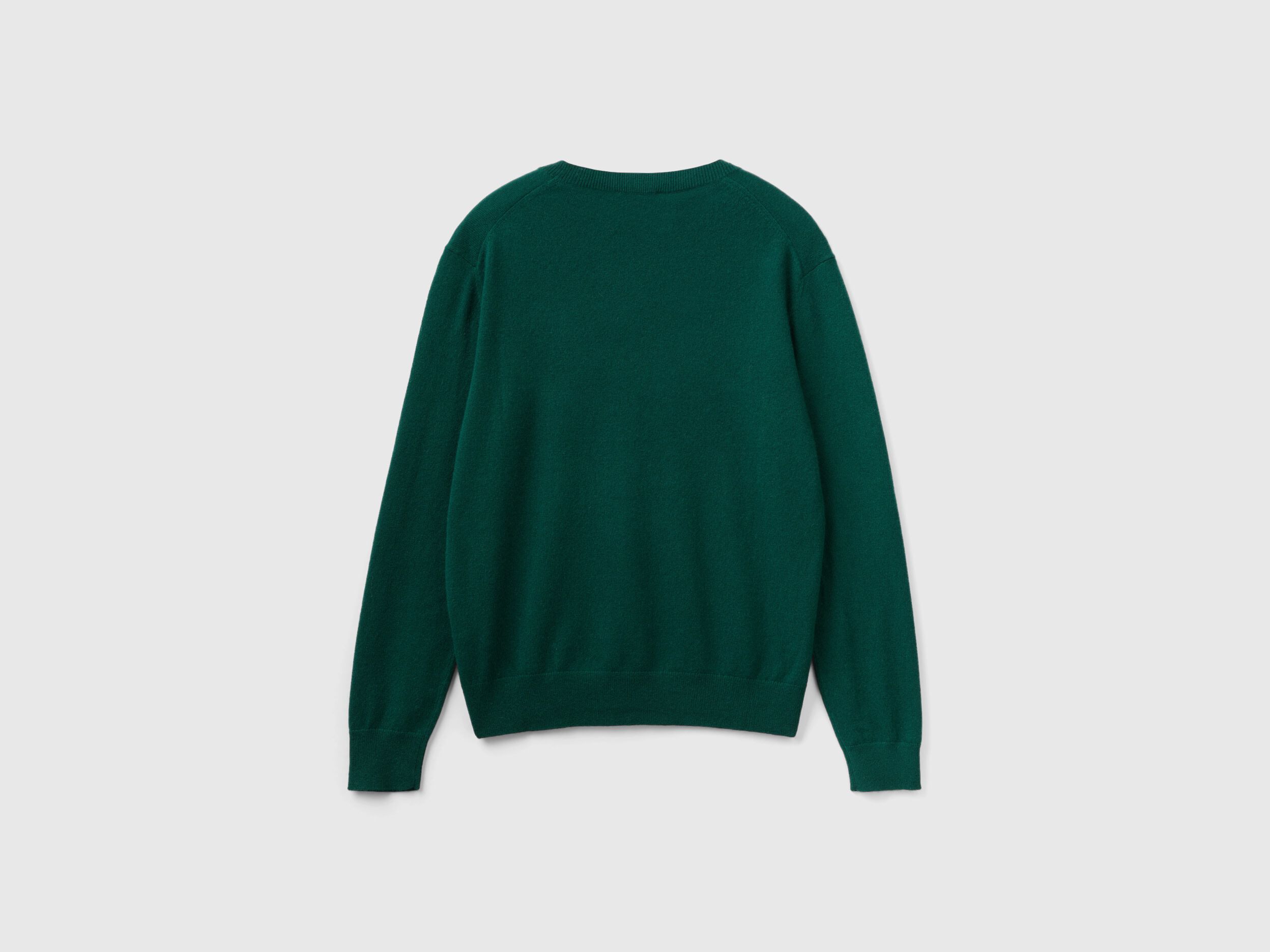 Dark green crew neck sweater 2025