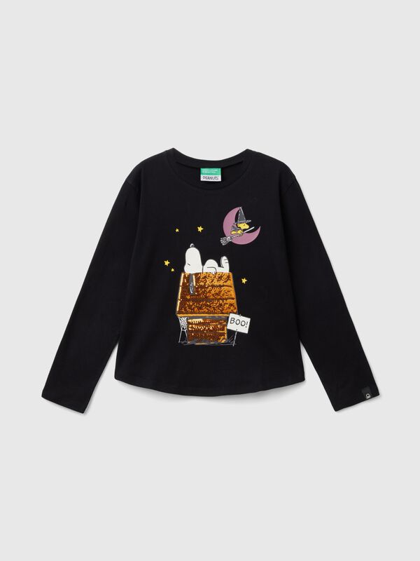 ©Peanuts t-shirt with print and sequins Junior Girl