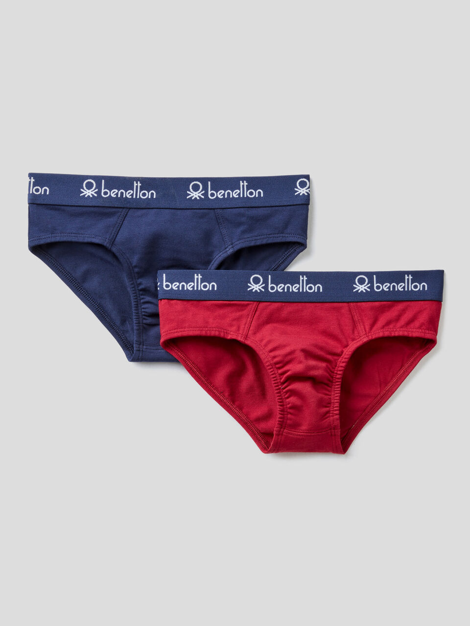 Two pairs of underwear with logoed elastic image number 1