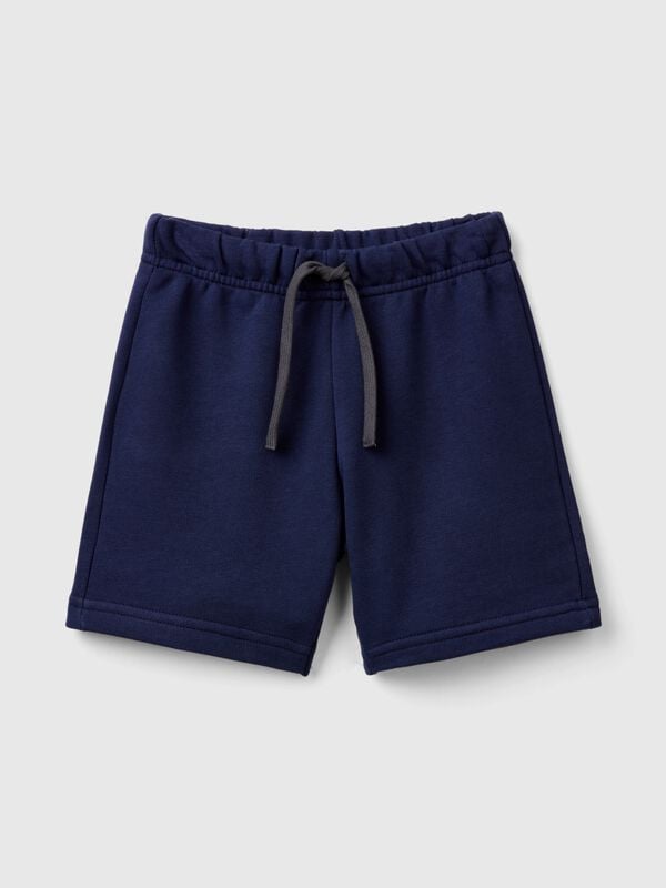 Bermuda shorts in cotton fleece Junior Boy