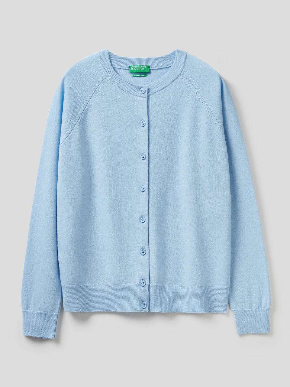 Crew neck cardigan image number 1