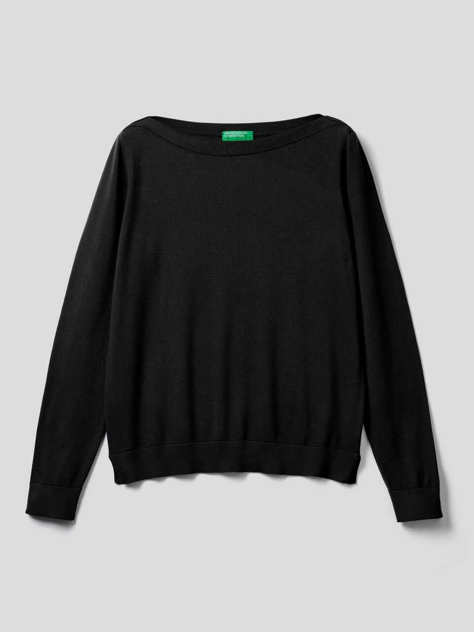 Boat neck sweater image number 1