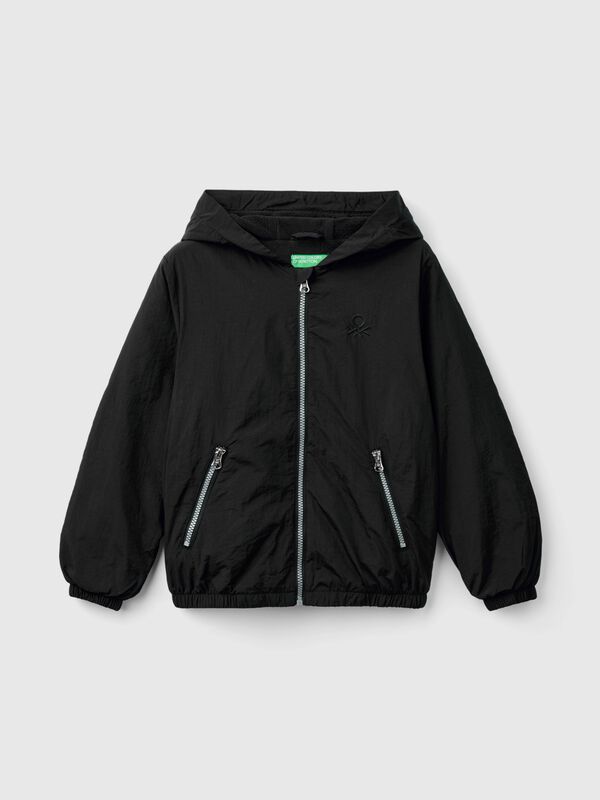 Nylon jacket with hood Junior Boy