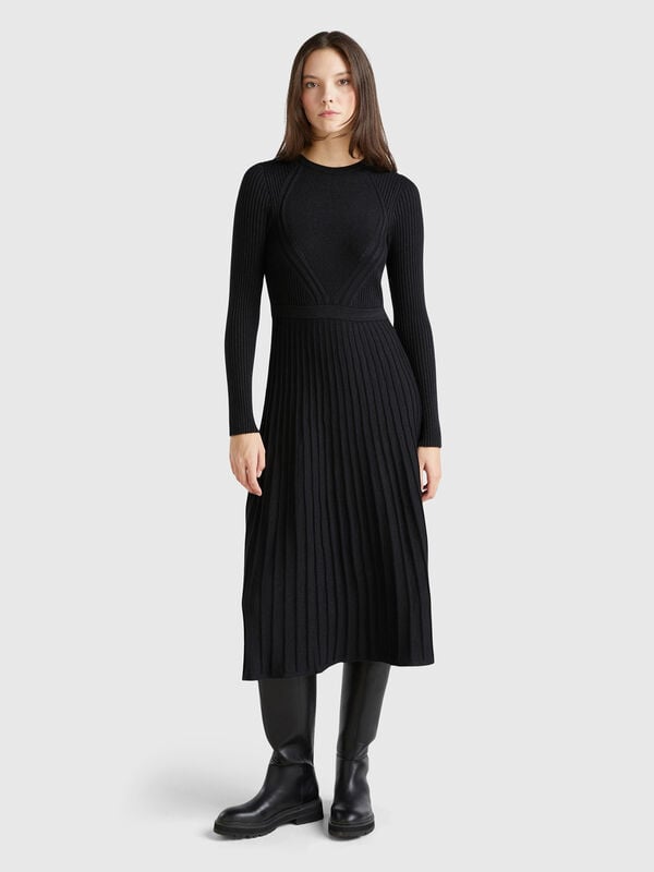 Knit dress with lurex Women