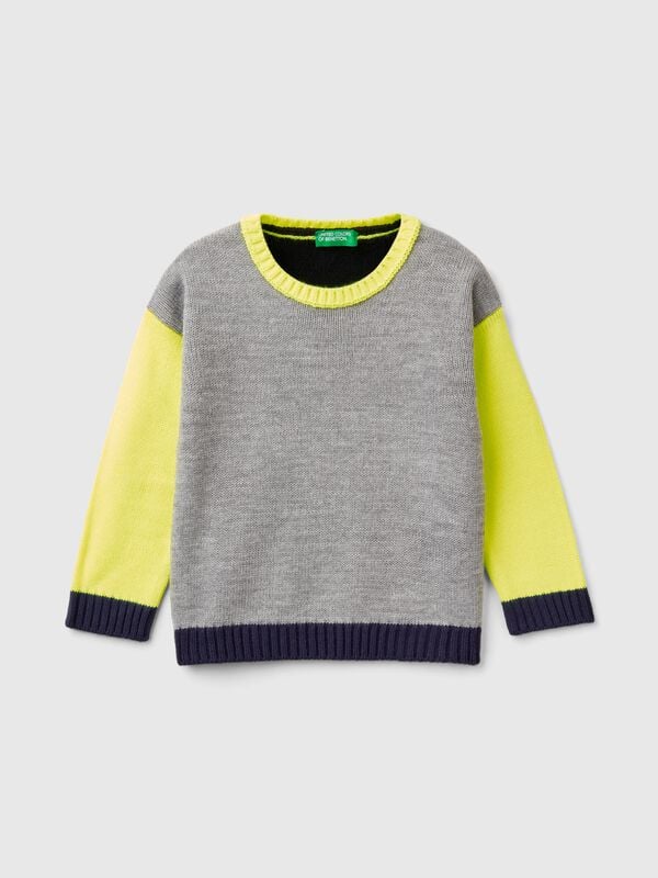 Color block sweater Junior Boy