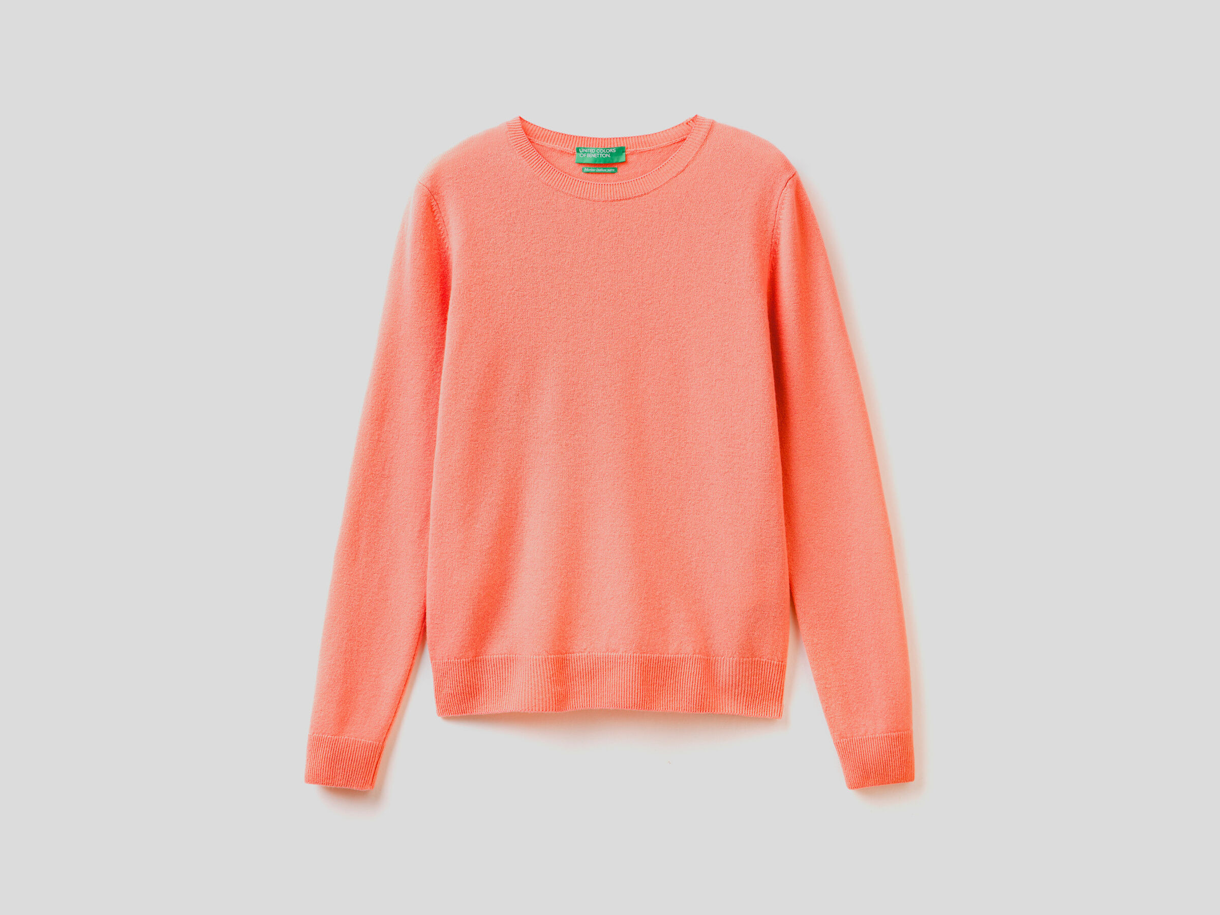Crew neck sweater in pure virgin wool image number 5