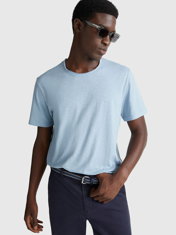 Slub cotton t-shirt Men