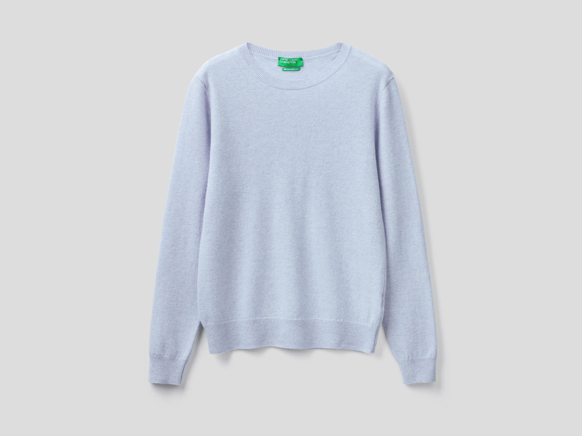 Crew neck sweater in pure virgin wool image number 5