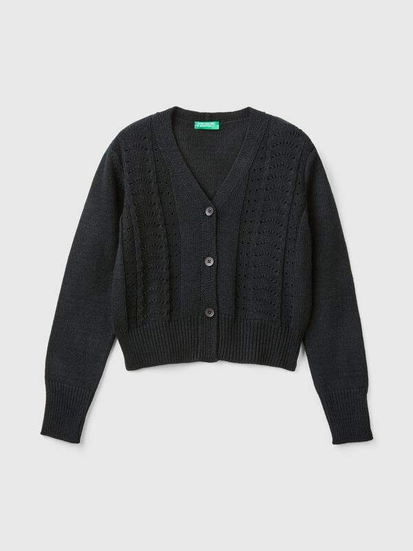 Cardigan with openwork Junior Girl