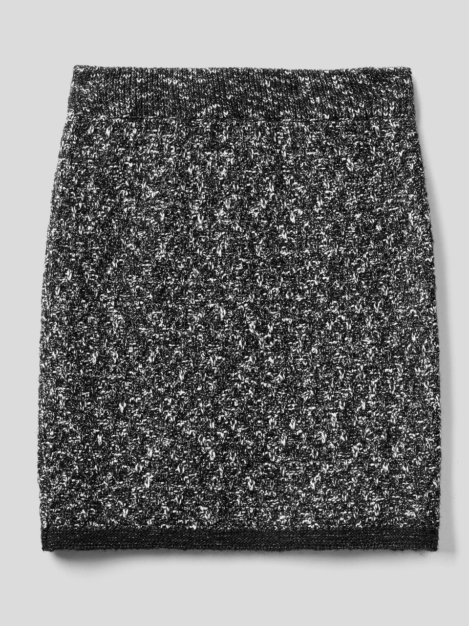 Knit skirt with lurex image number 2