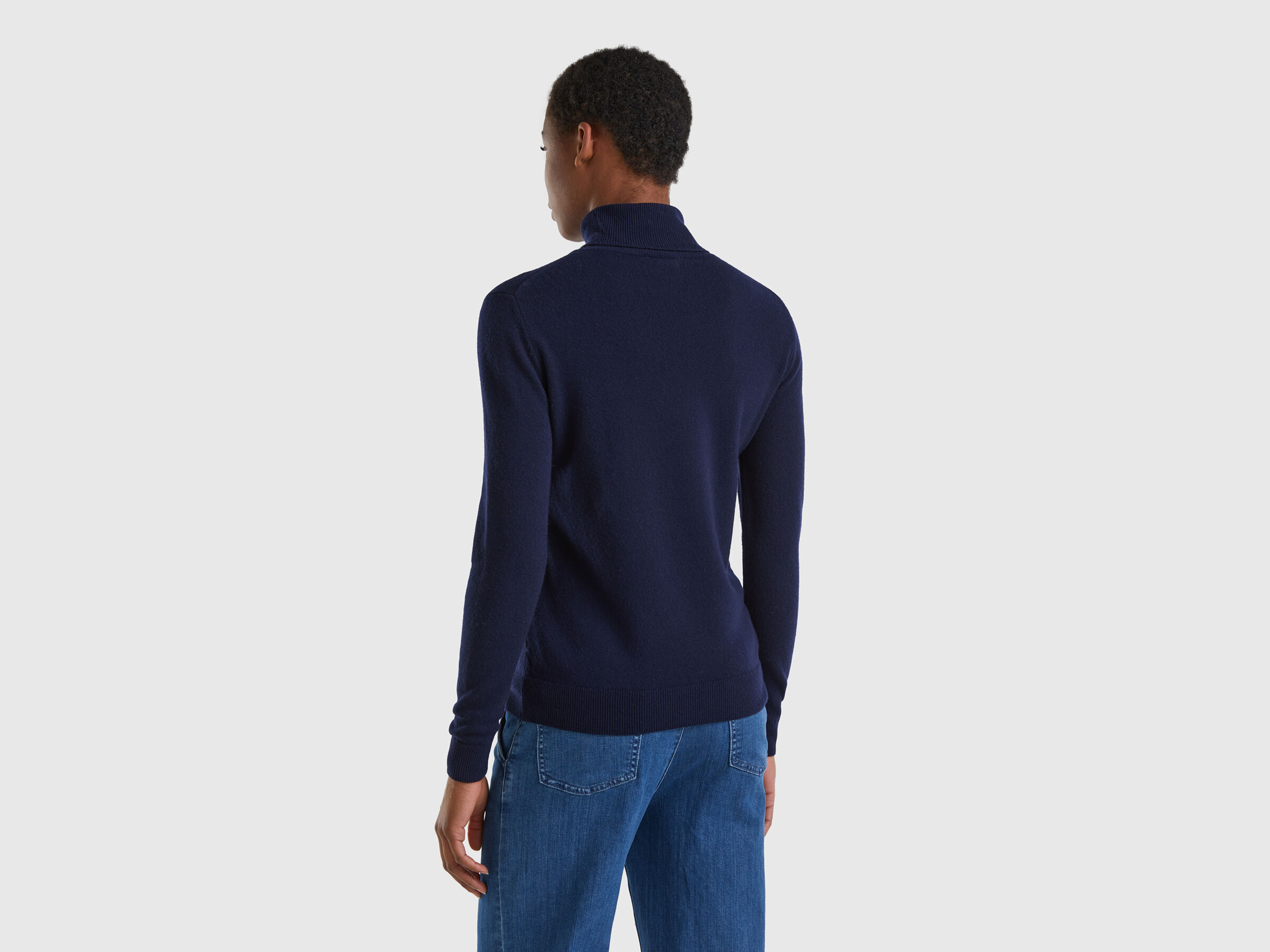 Turtleneck sweater in pure virgin wool image number 2