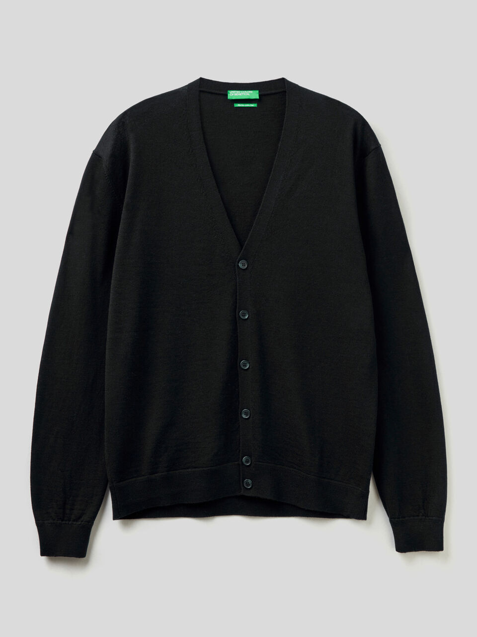 Cardigan in 100% Merino wool image number 1