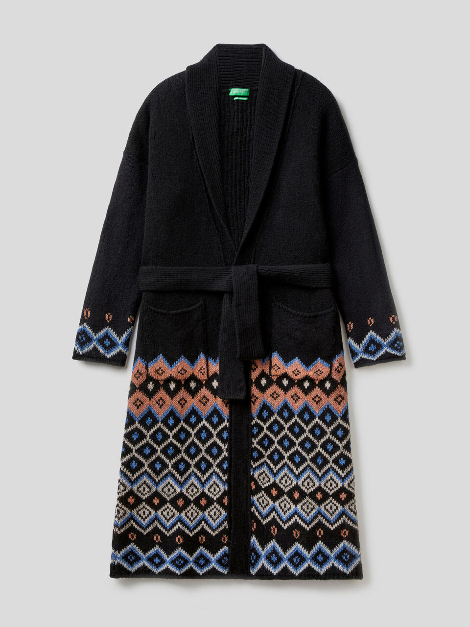 Coat in pure Shetland wool image number 1