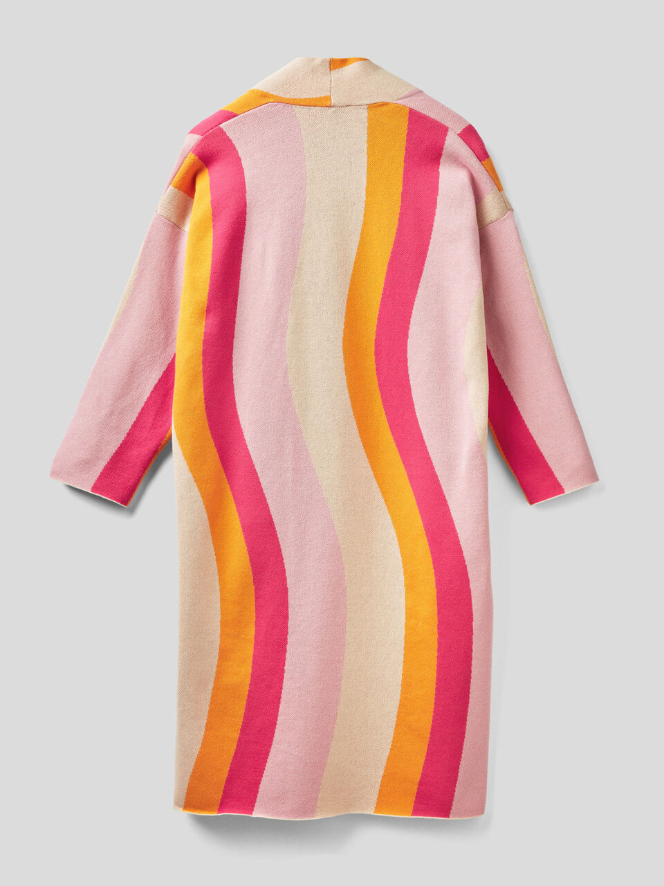 Long jacquard cardigan image number 2