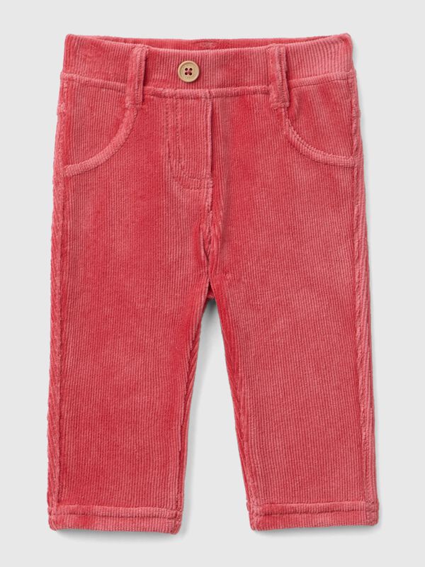 Stretch chenille pants New Born (0-18 months)