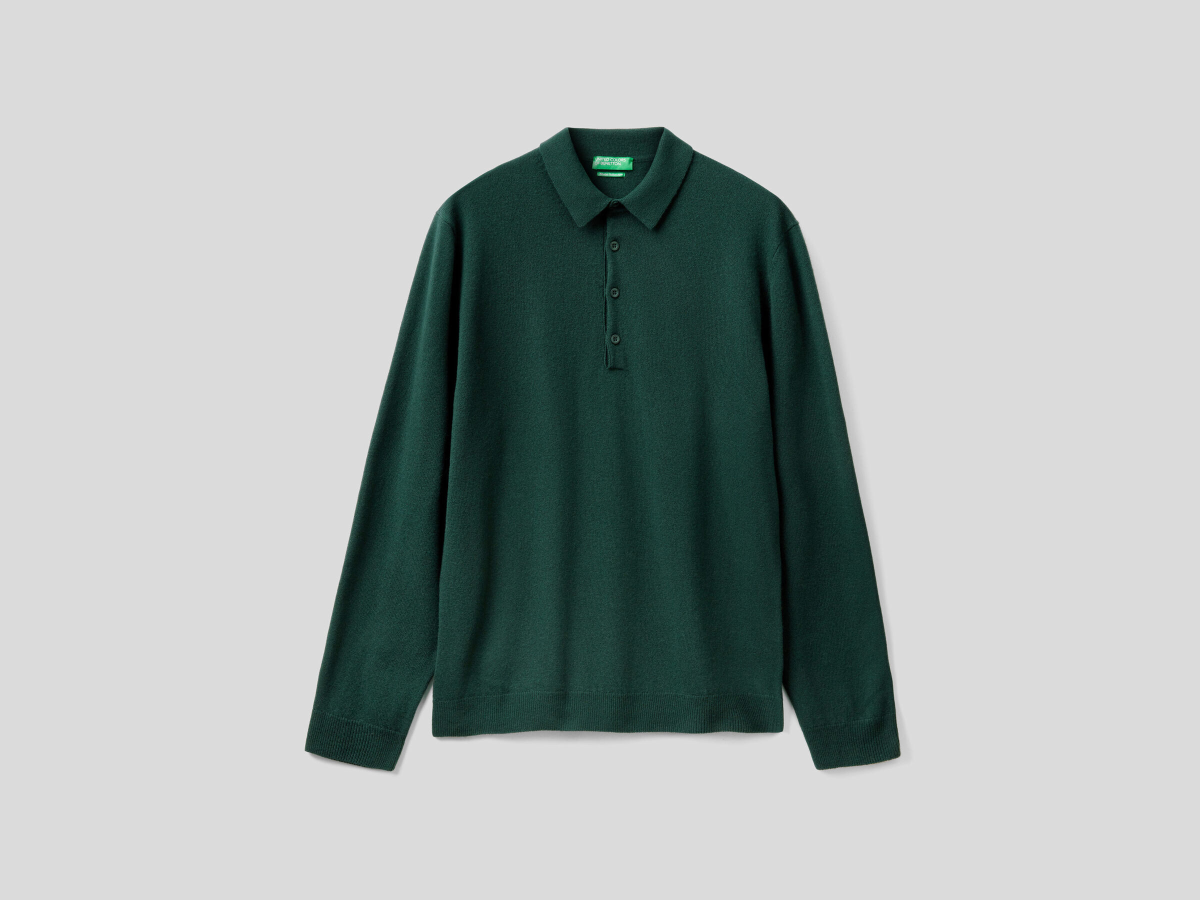 Polo in pure Merino wool image number 5