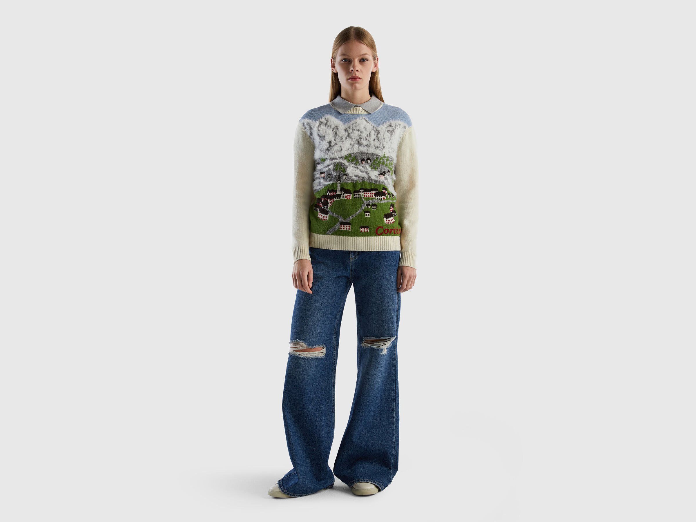 Jacquard sweater image number 3