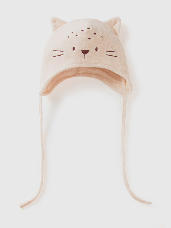 Fleece hat with ear flaps New Born (0-18 months)
