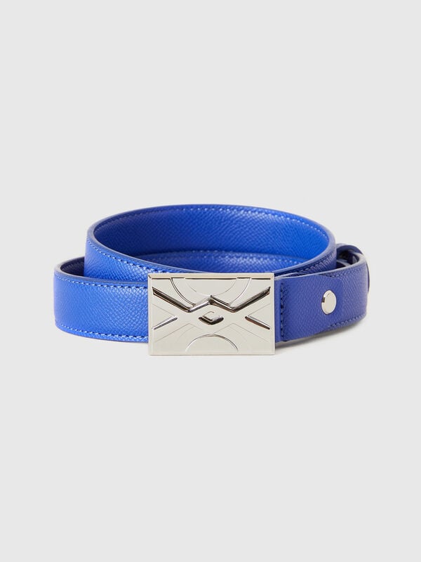Blue thin belt Women