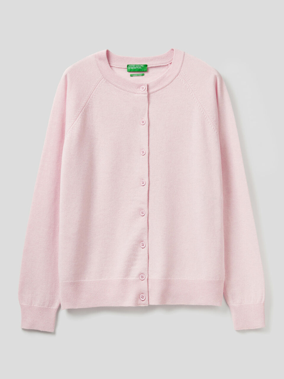 Crew neck cardigan image number 1