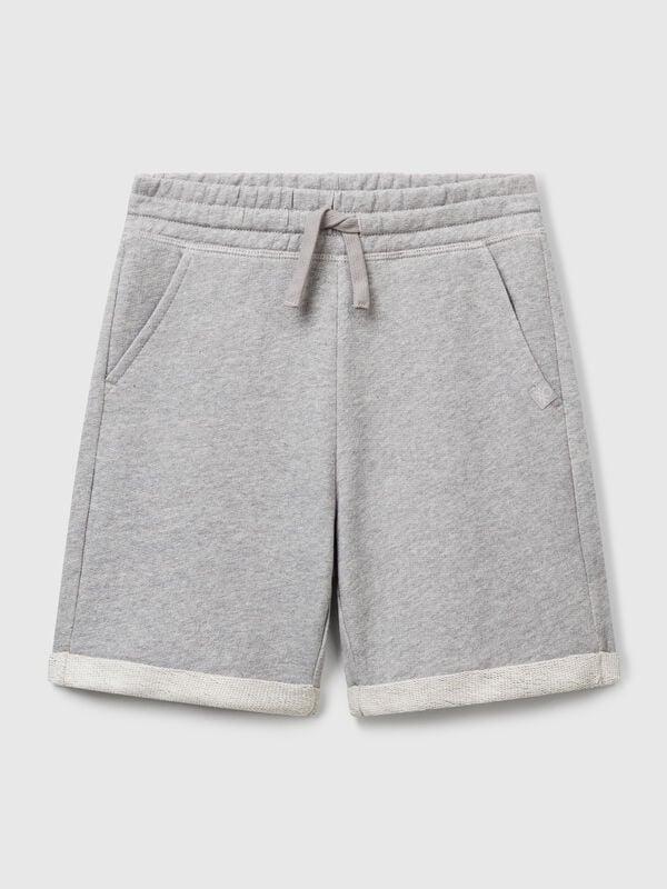 Bermudas in pure cotton sweat Junior Boy